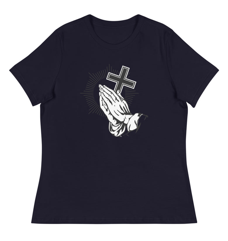 Praying Hands - Women's Relaxed T-Shirt